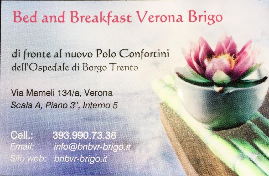 Bed And Breakfast Verona Brigo Kültér fotó